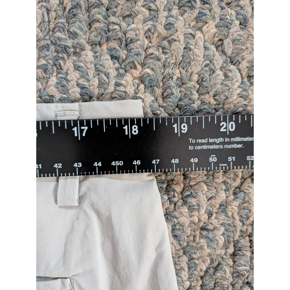 Banana Republic Stretch Mens 36R Gray Nylon Cotton Blend Dress Pants SUM 01